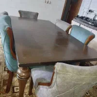 میز ناهار خوری ۶نفره کاملا نو بدون هیچ‌ زدگی|میز و صندلی غذاخوری|دزفول, |دیوار