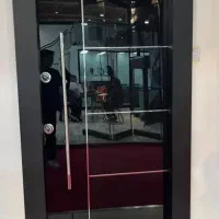 درب ضد سرقت کامپوزیت ، نمای کرتین وال کد K064|مصالح و تجهیزات ساختمان|هادی شهر, |دیوار