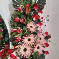 گل مصنوعی و گلدان|گل مصنوعی|مشهد, شهید آوینی|دیوار