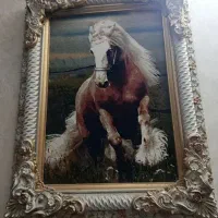 اکسسوری تابلو فرش استخوانی طلایی