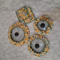 دمکنی دور قابلمه|سفره، حوله، دستمال آشپزخانه|بیرجند, |دیوار