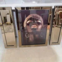 تابلو آینه ای سه تیکه رخ نما|تابلو، نقاشی، عکس|قوچان, |دیوار