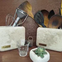 ساخت دستی و سفارشی انواع لوازم آشپزخانه سنگی