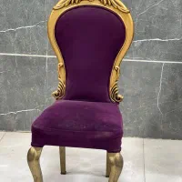 صندلی دست دوم فلزی تاج رزین/برای تالاروخانه عقد