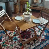 میزناهارخوری چوبی|میز و صندلی غذاخوری|خرم‌آباد, |دیوار