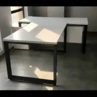 میزکنفرانس 4 نفره پایه فلزی مدرن کد Mv915031075