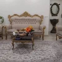 مبل استیل چوبی ۷نفره|مبلمان خانگی و میز عسلی|تهران, چهارصد دستگاه|دیوار