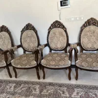 مبل نه نفره چوب گردو|مبلمان خانگی و میز عسلی|تهران, اتابک|دیوار