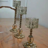 ۳عدد جا شمعی برنز