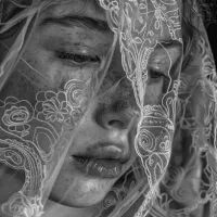 تابلو نقاشی سیاه قلم روز مادر و شب یلدا