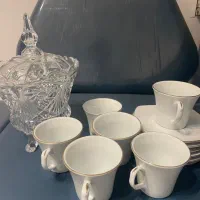 ست ۶تایی چای خوری و شکلات خوری با قیمت مناسب