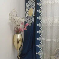 والان پرده رنگ آبی