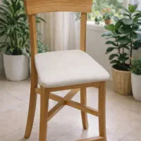 صندلی پایه بلند اپن چوب راش
