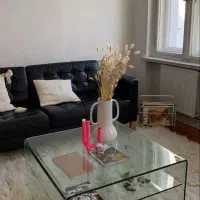 میز جلومبلی شیشه‌ای شلف‌دار - مدرن اما ارزان‌تر|مبلمان خانگی و میز عسلی|باغستان, |دیوار