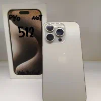 آیفون ۱۵پرومکس ۵۱۲گیگ درحدآک اقساطی