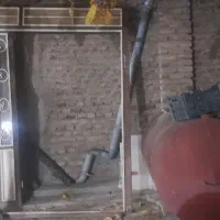 درب ماشین رو  وتانکر نفت