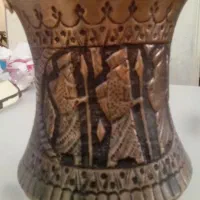سطل مسی قلمزنی اثر استاد کوشکی