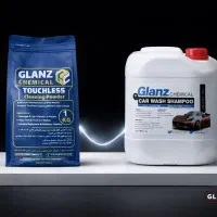 مواد نانو کارواش گلنز کمیکال/ پودر و شامپو تاچلس