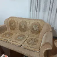 فروش مبل راحتی هفت نفره و پرده 10متری|مبلمان خانگی و میز عسلی|ماسال, |دیوار