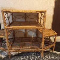 استند گل چوبی دست ساز