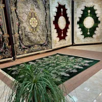 فرش الماس نقره ای سیران کد ۱۱۱۱۱۲