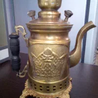 سماور ذغالی برنز