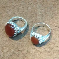 انگشتر نقره عقیق یمن کهنه عیار بالا