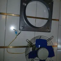 فن وهواکش ۴۰×۴۰ تکنو پارس درحد نو با دکمه و دینام|پنکه و تصفیه‌کنندهٔ هوا|تهران, نمایشگاه بین المللی|دیوار