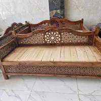 تخت تمام چوب سنتی|مبلمان خانگی و میز عسلی|اصفهان, ارغوانیه|دیوار