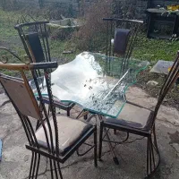 صندلی توباغی ۴نفره|میز و صندلی غذاخوری|آستارا, |دیوار