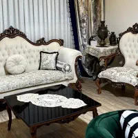 مبل استیل ۷ نفره|مبلمان خانگی و میز عسلی|چهاردانگه (تهران), |دیوار