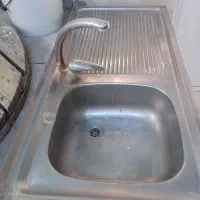 سینک ظرفشویی،بهمراه کابینت و شیراهرمی