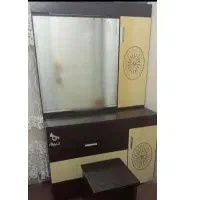 تخت خواب + میز آینه+ پاتختی|تخت و سرویس خواب|گلستان (تهران), |دیوار