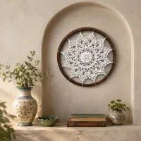 دیوار کوب قلاببافی