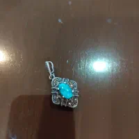 آویز نقره و فیروزه|جواهرات|کرج, کیانمهر|دیوار