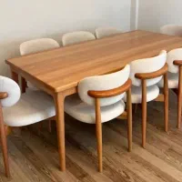 میز و صندلی ناهار خوری۴ و۶  نوبل پلاس کد۱۰۸۰