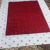 لحاف کاملا دست دوز سنتی وسط کار مخمل درجه یک