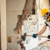 تخریب ساختمان|خدمات پیشه و مهارت|صحنه, |دیوار