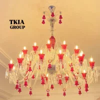 لوستر باکارات اصل دست‌ساز با کریستال وارداتی