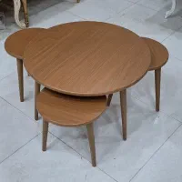میز جلومبلی گرد4تیکه|مبلمان خانگی و میز عسلی|قم, شاه ابراهیم|دیوار