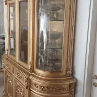 بوفه چوب راش شیشه گرد|بوفه، ویترین، کنسول|تهران, سوهانک|دیوار
