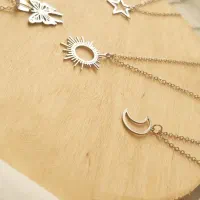 گردنبند استیل رنگ ثابت