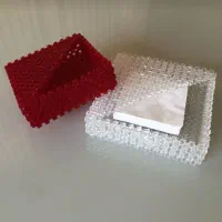 جا دستمال کاغذی و سطل کنار سالنی|صنایع دستی و سایر لوازم تزئینی|مشهد, هنرور|دیوار