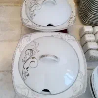 کیک خوری پنیرخوری سوفله خوری چینی توس طرح آلمان|ظروف سرو و پذیرایی|قم, پشت انبار نفت|دیوار