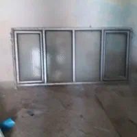 پنجره المنیوم باشیشه مشاجر۲متر در۱متر