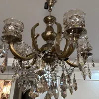 3 عدد لوستر برنز ۶شاخه و دو عدد ۵ شاخه گارانتی دار|لوستر و چراغ آویز|تبریز, |دیوار