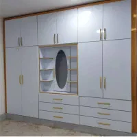 کمد دیواری ملامین گلستان درجه یک