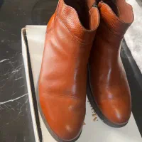 نیم بوت چرم زنانه