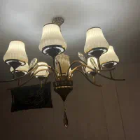 لوستر۸ شاخه کریستالی|لوستر و چراغ آویز|بندر ماهشهر, |دیوار