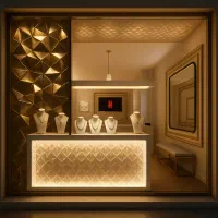 طراحی 3dو اجرای صفر تا صد انواع دکور مغازه